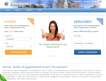 Tablet Screenshot of kamerhuren.nl
